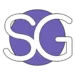 Savvy Guy logo icon with white SG letters on a purple circle and black background.